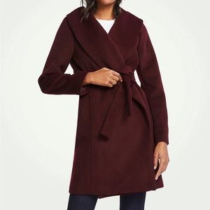 Ann Taylor Petite Wrap Coat